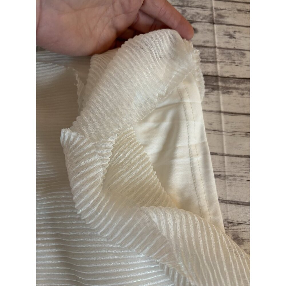 Baltic Born Devlyn Pleated Ivory Dress Maxi Women's Size Small NEW Wedding - Picture 16 of 16